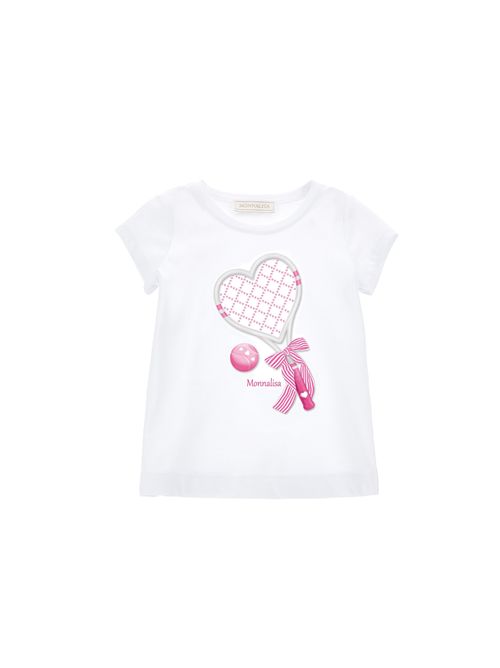 T-shirt, bambina, logata. MONNALISA | 19E603 50149997